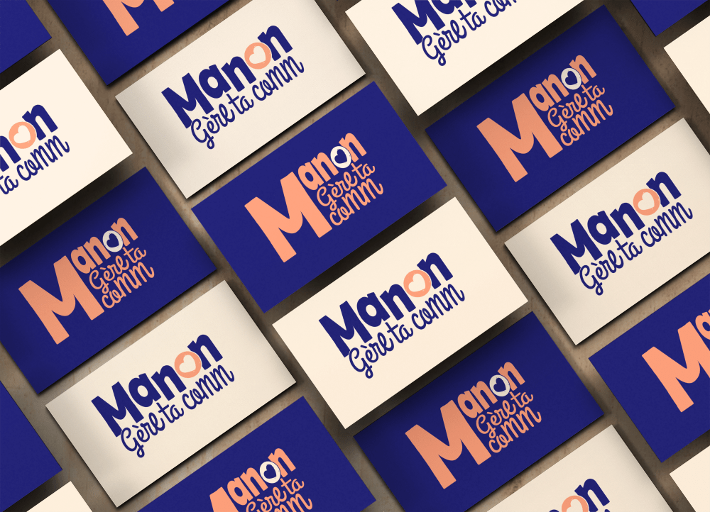 business card mockup scene for branding