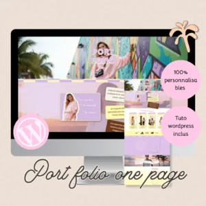 Le template portfolio